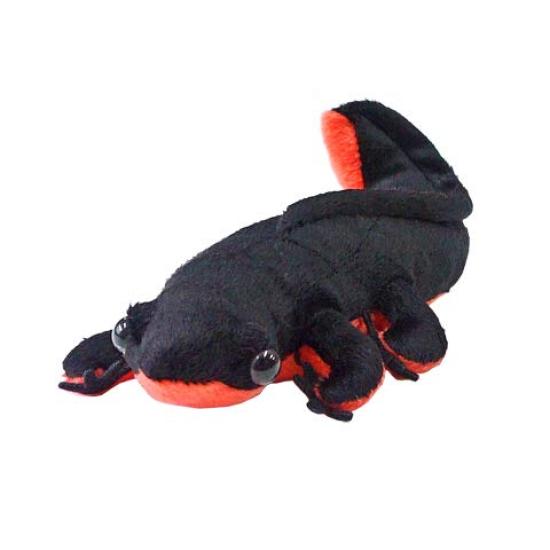 

TST ADVANCE Japanese Fire-Bellied Newt Plush Toy, BLACK, Size: 18cm