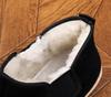 Men's Winter Warm Non-Slip Cotton Shoes - Thick, Velvet-Lined for Outdoor and Elderly Use.