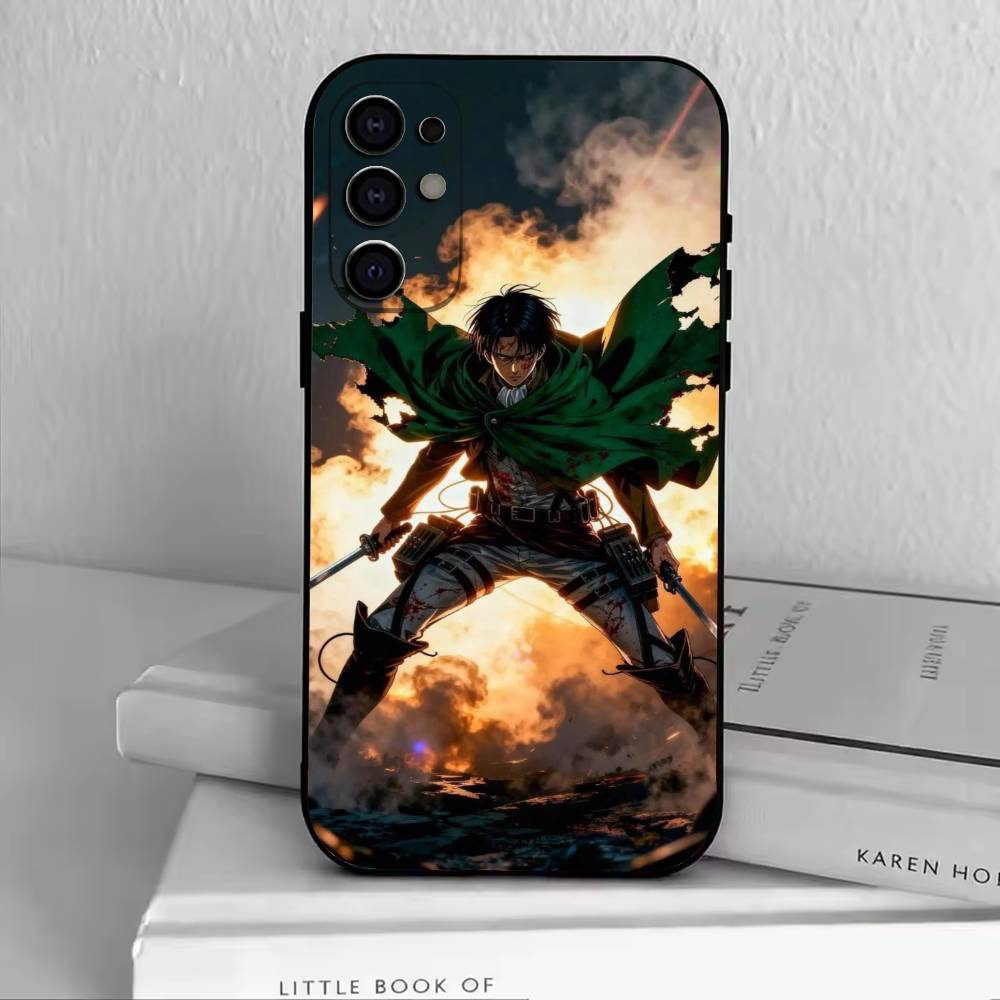 A-Attack Titan  Phone Case For Samsung S25,S24,S21,S22,S23,S30,Ultra,S20,Plus,Fe,Soft Silicone Black Cover