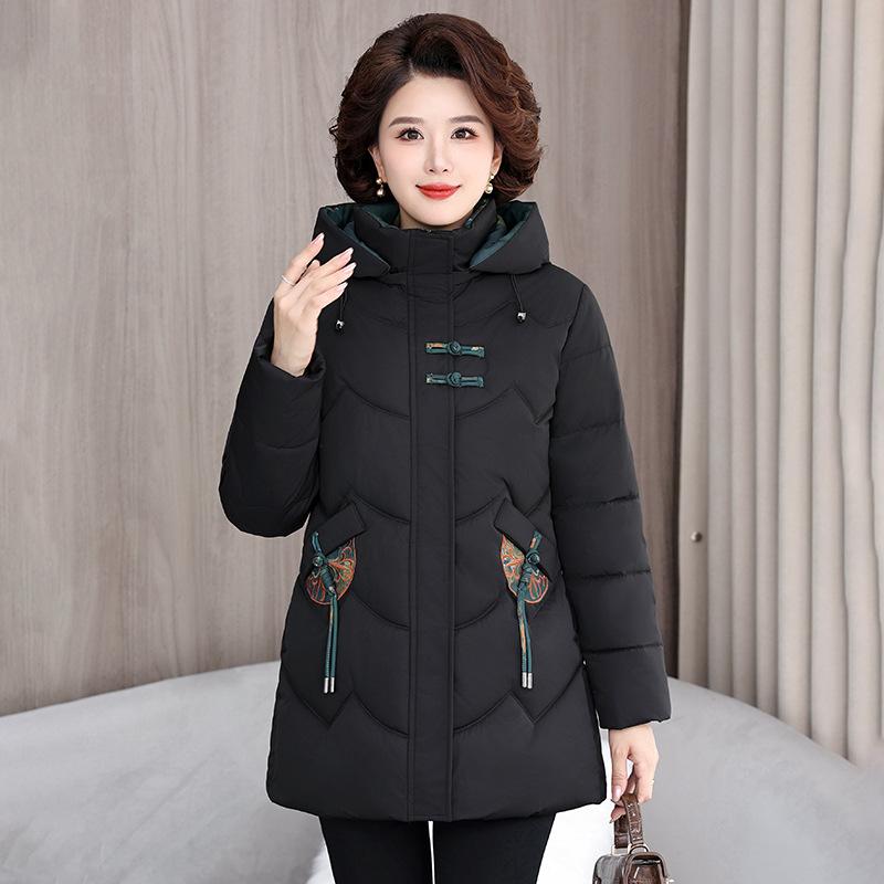 Cotton women's winter thickened jacket autumn and winter padded clothes 2025 new winter padded jacket