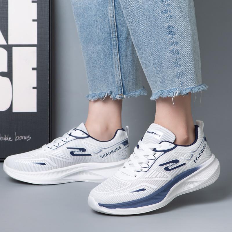 Women's shoes summer breathable deodorant mesh shoes young women's running shoes casual soft sole comfortable and lightweight shock-absorbing sports