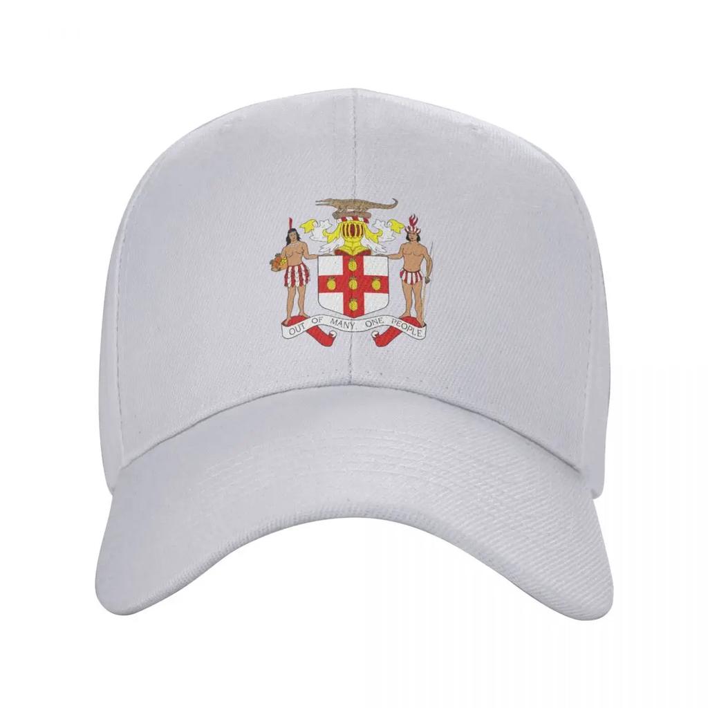 Personalized Fashion Coat Of Arms Of Jamaica Baseball Cap for Unisex Women Adjustable Unisex Jamaican Flag Dad Hat Spring Sun Hat