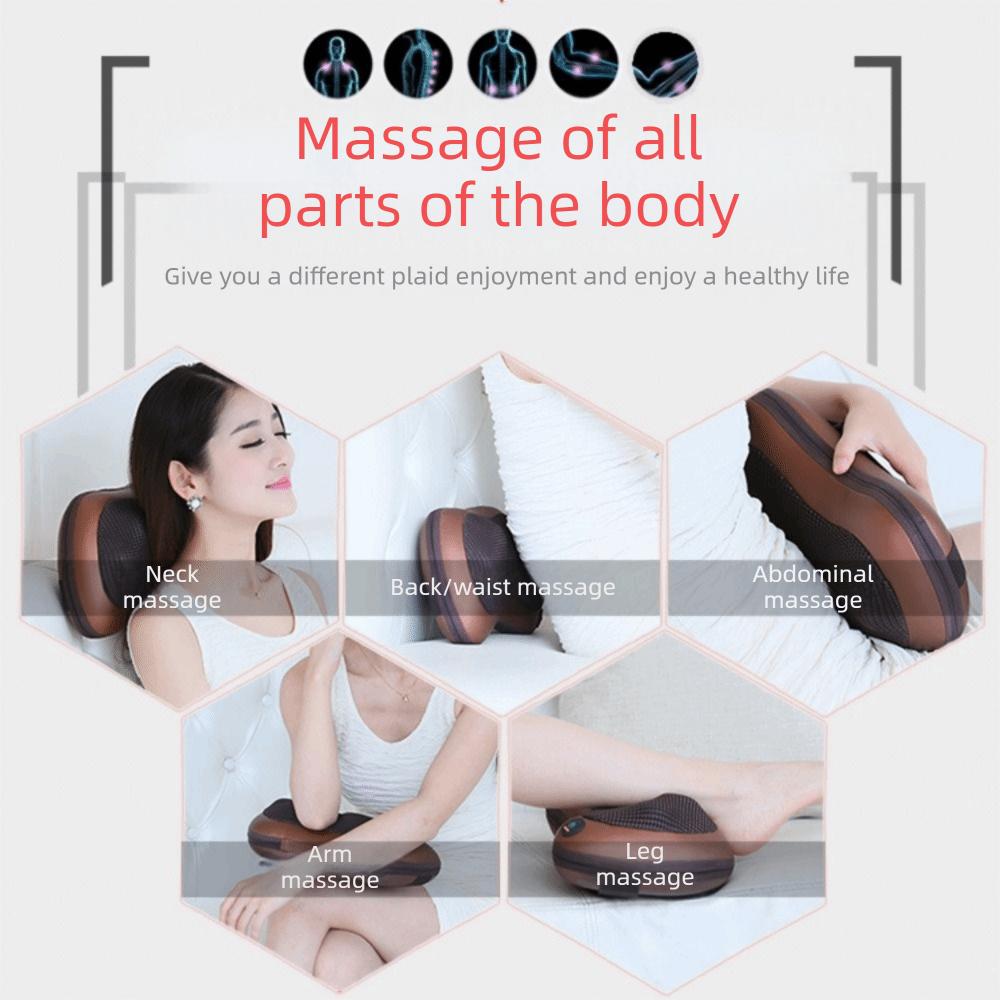 Kneading Electric Massage Pillow Multifunctional Cervical Massage Device Car Massage Pillow  Home