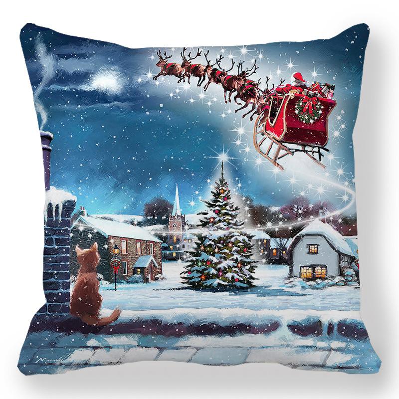 New Christmas Pillow Case 30*50cm,40*40cm,45x45cm, Cushion Cover Home Christmas Decoration Pillow Case