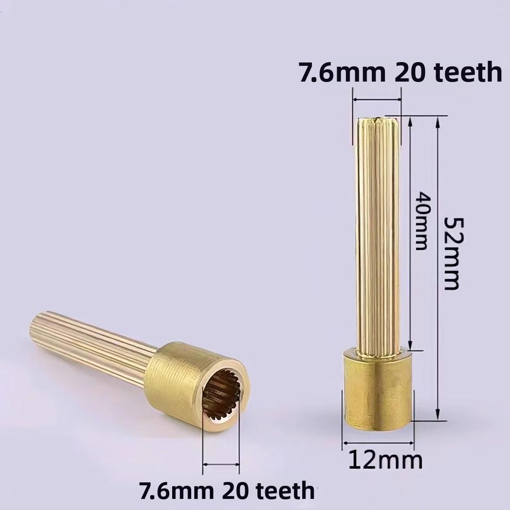 1pc All-Copper 20-tooth In-wall Shower Faucet Valve Core Sleeve Extended Valve Sleeve For Shower System Hardware Accessories