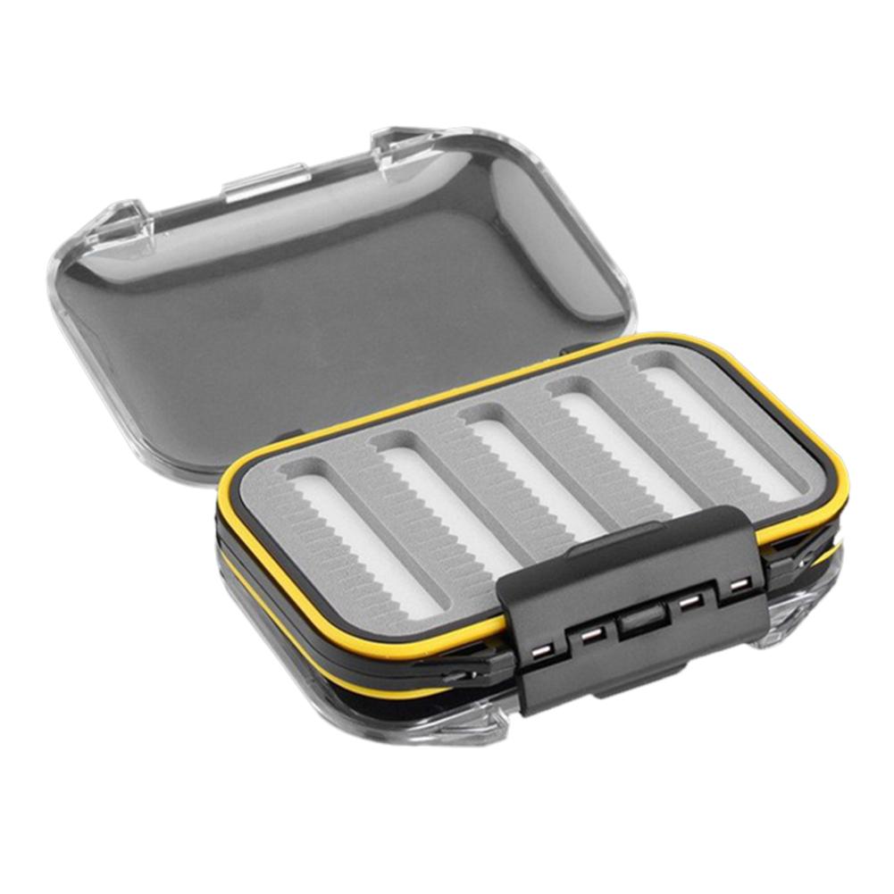 Portable Fishing Flies Gadget Holder Double-sides Fishing Lure Organizer Plastic Lightweight Practical for Saltwater Pesca Tool