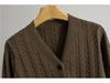 Women's Autumn/Winter Knit Cardigan & Skirt Set: Slim Fit, Hip-Hugging, Trendy Two-Piece.