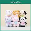 Adorable Cartoon Animal Plush Toy Collection Featuring Cute Elephant Panda Rabbit And Bear Designs
