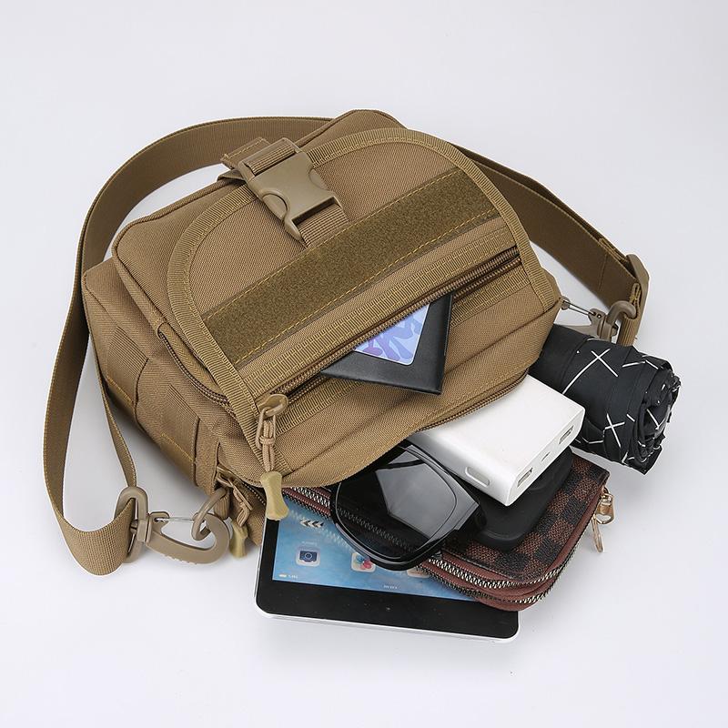 Men's Tactical Camouflage Crossbody Bag -Vintage   Nylon Chest Pack (Vintage Army Sling Bag for Hunting/Outdoors)