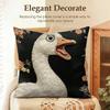 2D Scream Animals Retro Cushion Cover Natural Linen Organic Fabric Double-Sided Printing Sofa Home Decor Gift Pillow Case