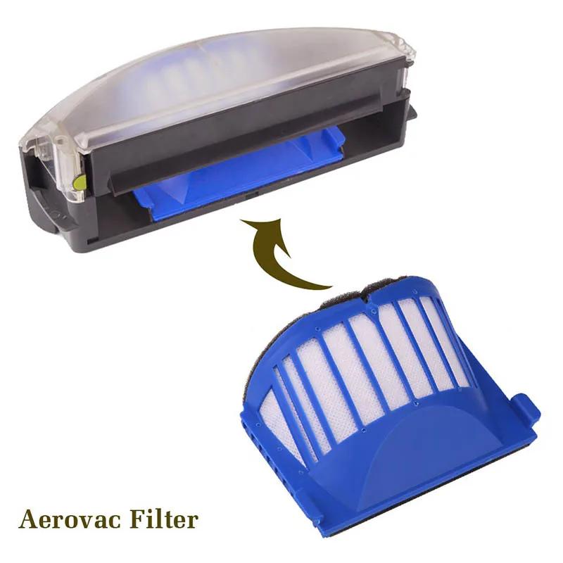 Replacement Part Kit For iRobot Roomba 600 Series 610 620 625 630 650 660 Vacuum Beater Bristle Brush+Aero Vac Filter+side Brush