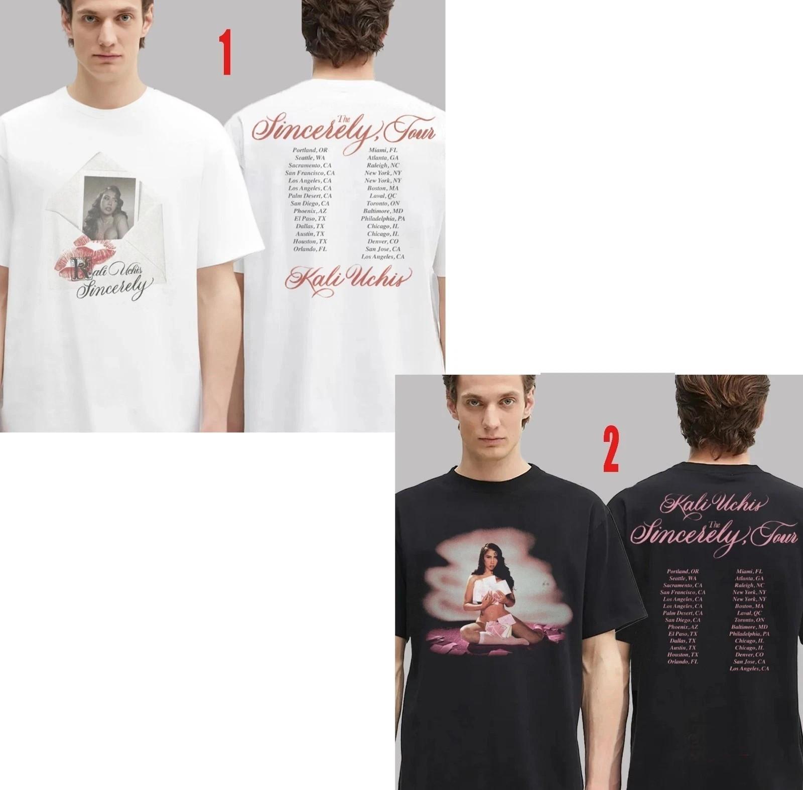 Kali Uchis The Sincerely Tour 2026 Date Back Two Sided Unisex T-Shirt L
