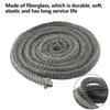 Black Fiberglass Sealing Rope 12mm Diameter 2 Meter Length Gasket For Wood Stove Door Fireplace Boiler Industrial Oven Seal