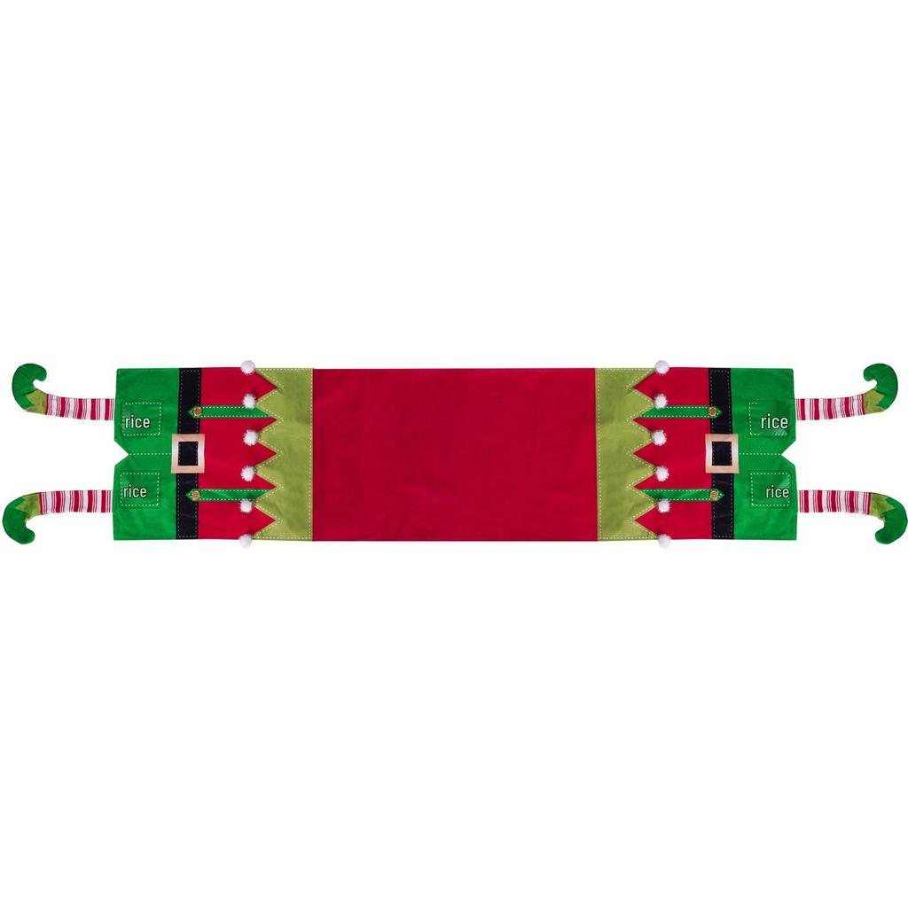 Christmas Pom-Pom Elf Table Runner Decoration