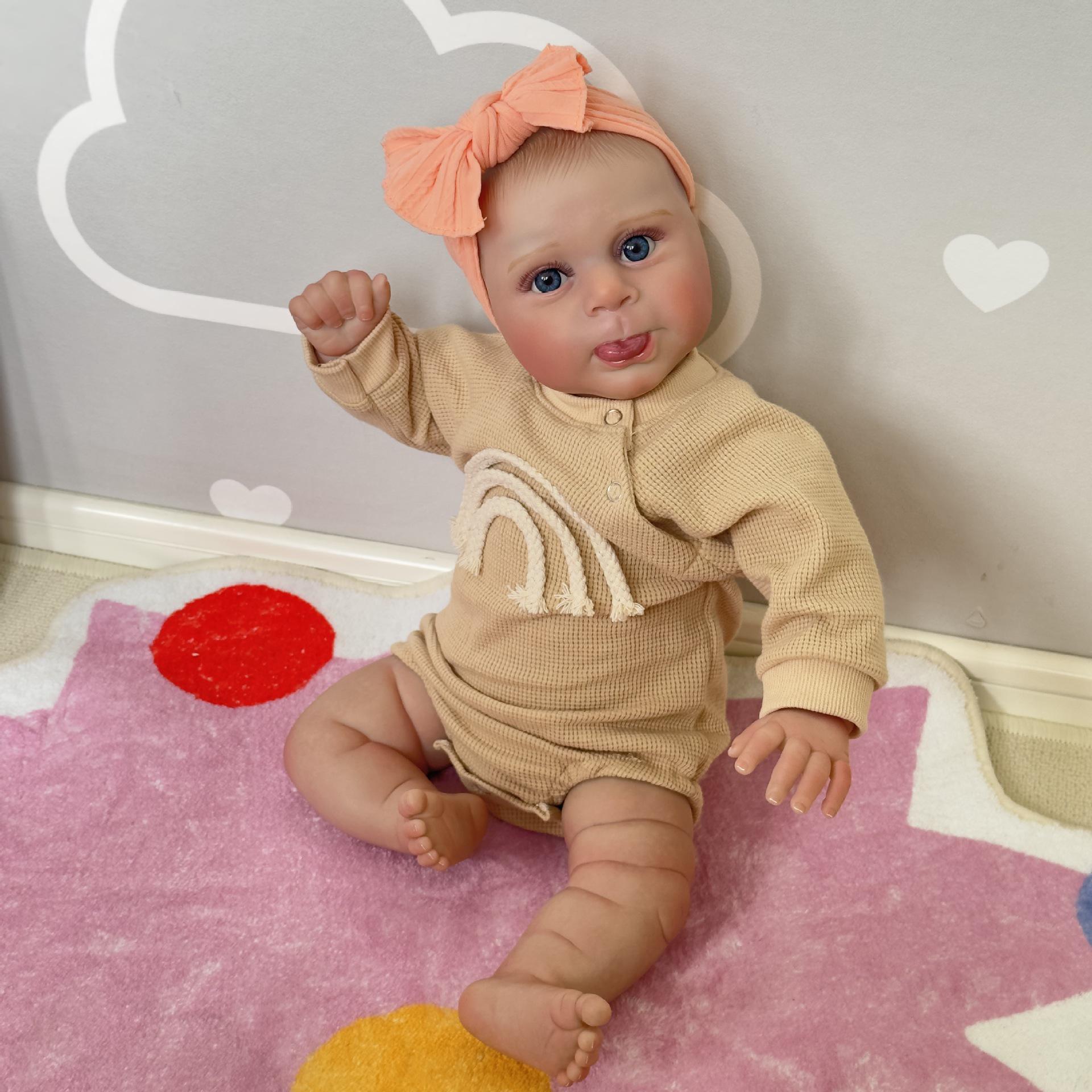 49cm Realistic Handmade Doll with 3D Visible Veins 49cm Cloth Body Doll