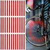 FACETHALO Bicycle Reflector, Reflective Version, Set of 36, Increases Night