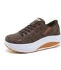 Spring And Autumn Rocking Shoes Women's Sports Sponge Cake Women's Singles Shoes Casual Comfortable Walking Shoes Middle-Aged