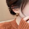 Pendant Vintage Women's Earrings Fashion Jewelry Amber Ear Stud Amber Color Earrings  Women
