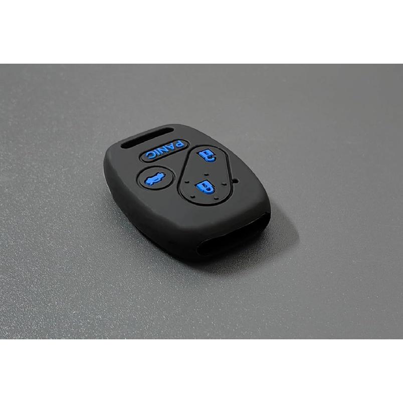 Silicone Rubber Key Fob Cover Compatible with 2003-2015 Honda Hybrid EX Accord Civic SI CR-V EX Element SE Pilot KR55WK49308 N5F-A05TAA N5F-S0084A