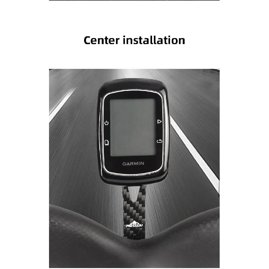 Carbon Fiber Computer Mount Holder Bicycle Bracket Stopwatch Speedometer Road Bike Compatible For Garmin Bryton