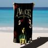 A-Alice M-Madness R-Returns Anime Beach Swimming Towel Soft Absorbent Washcloth Children's Gifts for Kids Travel Camping Gym