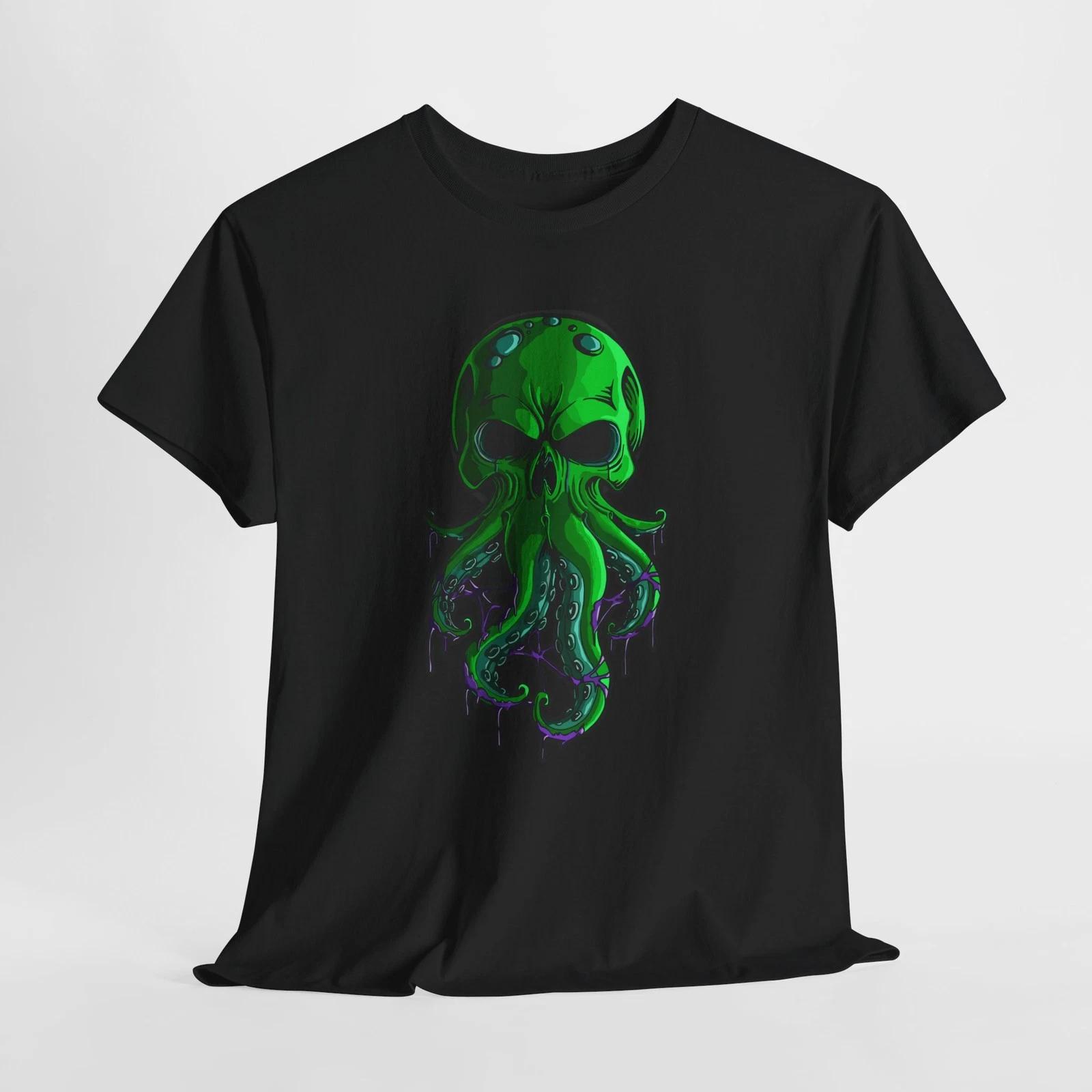 Green Octopus T-Shirt | Octopus Graphic Tee 2XL