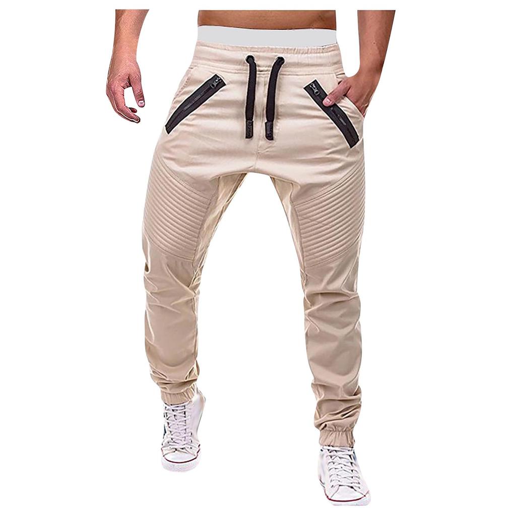 Pánské sportovní kalhoty na ležérní jogging Lehké turistické pracovní kalhoty outdoorové kalhoty