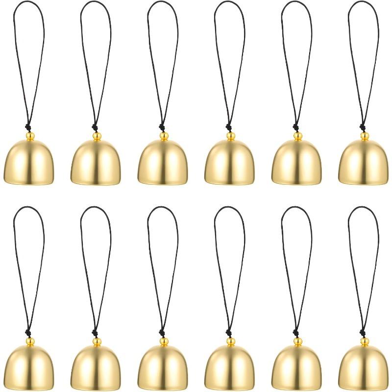 

Premium Pure Copper Wind Chimes with Accessories and Clapper - Metal Small Copper Bells for DIY Projects, Home Decoration