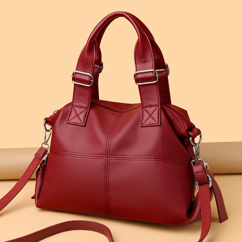 Bag Women's New Temperature Handbag Large Capacity Quality Shoulder Bag Versatile Trendy Side Cross-Commuting Bag