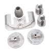 Marine Aluminum Anode Kit CMBRAVO3KITA Oxidation Resistant High Strength Boat Anode Kit Replacement for Bravo III