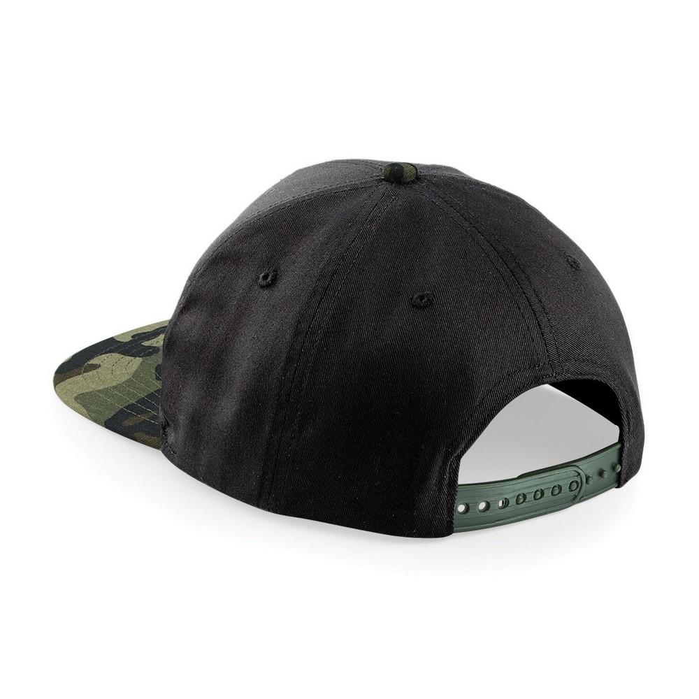 Beechfield Camouflage Retro Snapback Cap (Pack of 2)