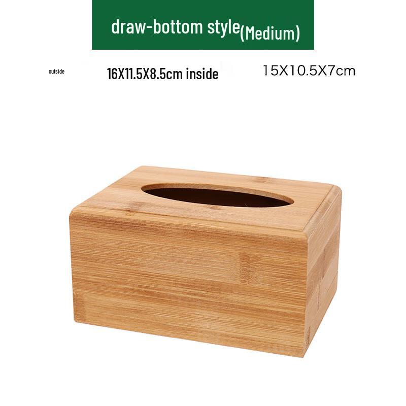 

Bamboo Wood Tissue Box