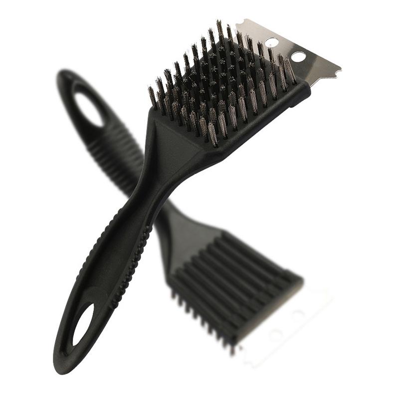 Kitchen Accessories BBQ Brush Barbecue Grill Brush Stainless Steel Wire Bristles Scraper BBQ Grate Cleaner BBQ Accessories Tools