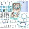 DIY Handmade Crystal Bead Bracelet Set for Kids - Jewelry Craft Kit & Festival Gift