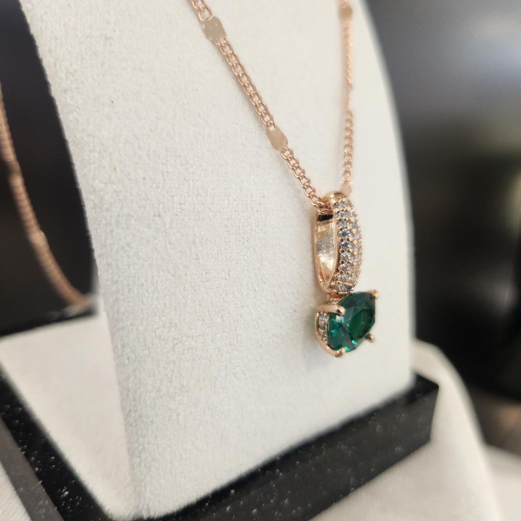 Atria Ruby Tepa Round N Necklace JQNNEIN0003RBF