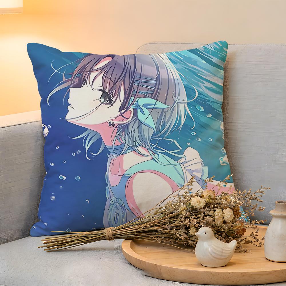 Cushion Cover  Linen  SkinFriendly Soft Decorative Case for Sofa Home Decor Anime Toru Asakura Pillow cover