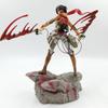 Animation Attack on Titan Figure Shingeki no Kyojin Levi Mikasa Ackerman POLYVINYL CHLORIDE Action Figure Plaything GK Game Statue Collector Miniature