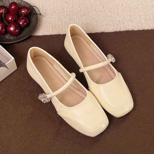 

Fashion Womens Derby Shoes Female Footwear Shallow Mouth Modis Leather Dress New Summer 2025 Mary Janes Flat Shallow Mouth Womens Derby 35