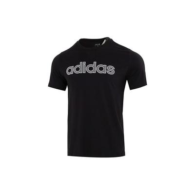 Чоловіча футболка Neo Casual з дихаючою літерою та логотипом, чорна, HD7066
