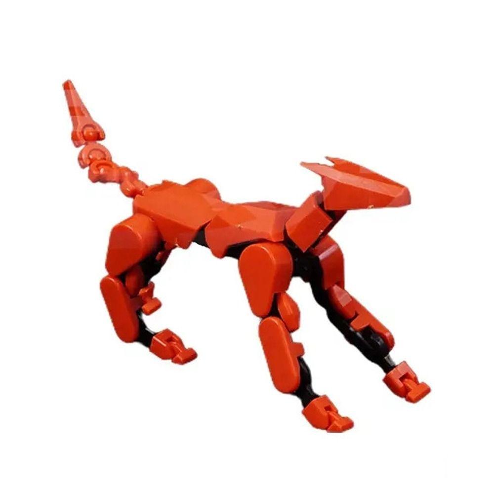 Shapeshift Movable Dog Figures Mannequin Multi-Jointed Dog Lucky Character Robot  Collection Gifts