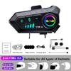 2 IN 1 Motorcycle Helmet Headset Intercom For 2 Riders Bluetooth 5.3 Moto Intercom Wireless Waterproof Interphone Headsets