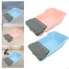 Cat Easy to Clean Kitten Toilet Detachable with High Side Portable Open Top Pet Litter Tray for