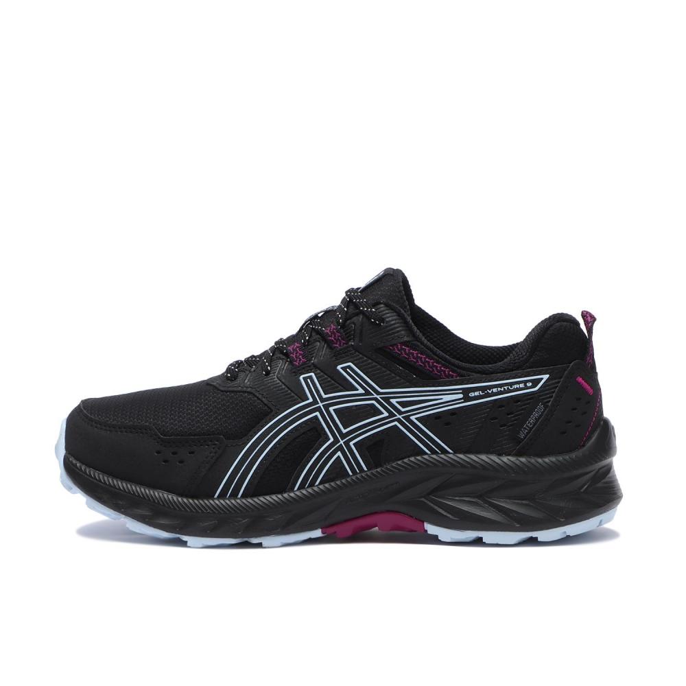 

Asics W Gel Venture 9 Водонепроницаемый 1012b519.003 Черный Светло-голубой 235