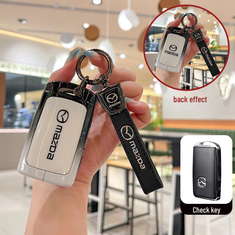 

Чехол для ключа Mazda: Подходит для 24 моделей, включая Mazda 3, CX-30, New CX-5, CX-50 с пряжкой и дизайном корпуса Standard