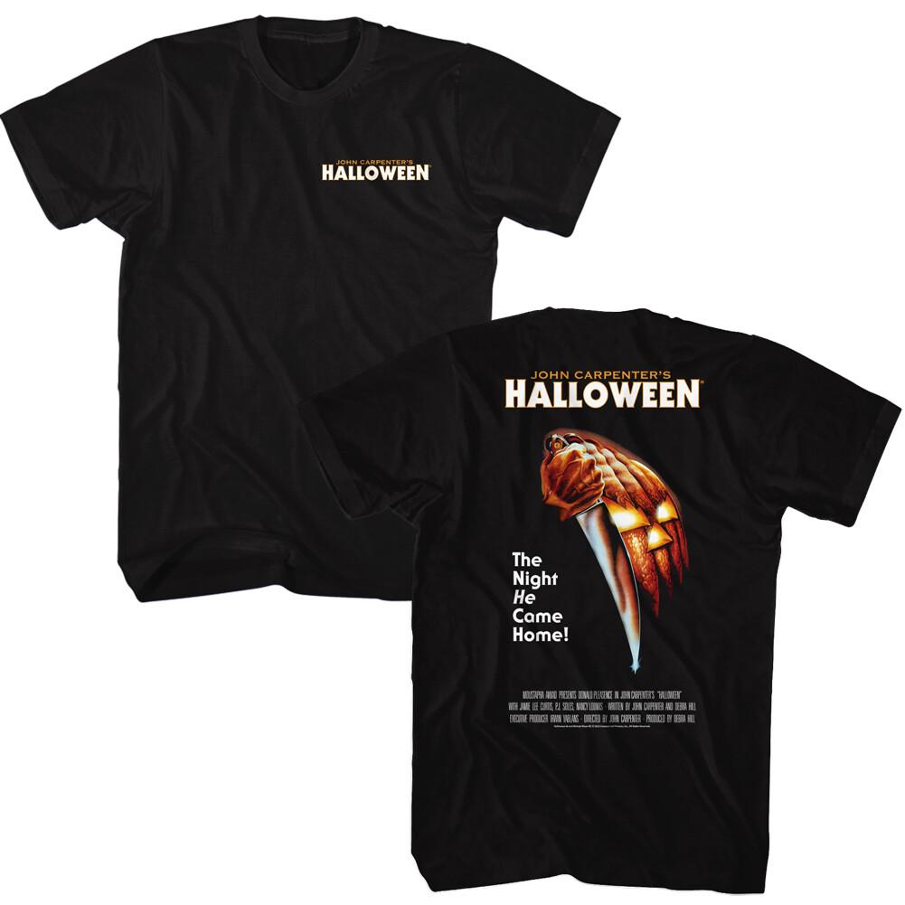 Halloween Horror Movie Poster The Night He Came Home Men T Shirt M
