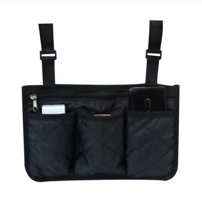 Multi-pocket Wheelchair Hanging Bag Folding Waterproof Seat Armrest Side Storage Bag Portable Chair Organizer Arm Rest Pouch