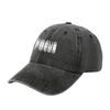 Breathable Dad Hat Letter Printed Washed Cotton Hat Minimal Casual Sun Hat  For Men Women