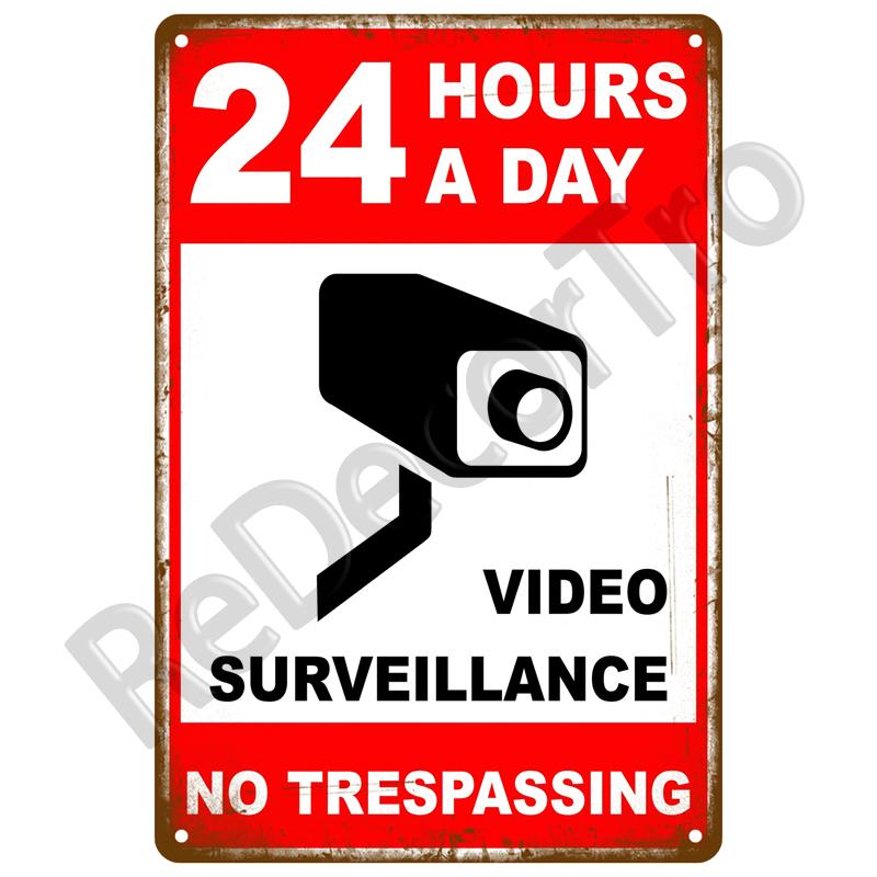 Caution Warning Metal Sign For Safety Signs Danger Beware Tin Sign Plate Home Wall Decor Vintage Plaque Home Art Painting Poster