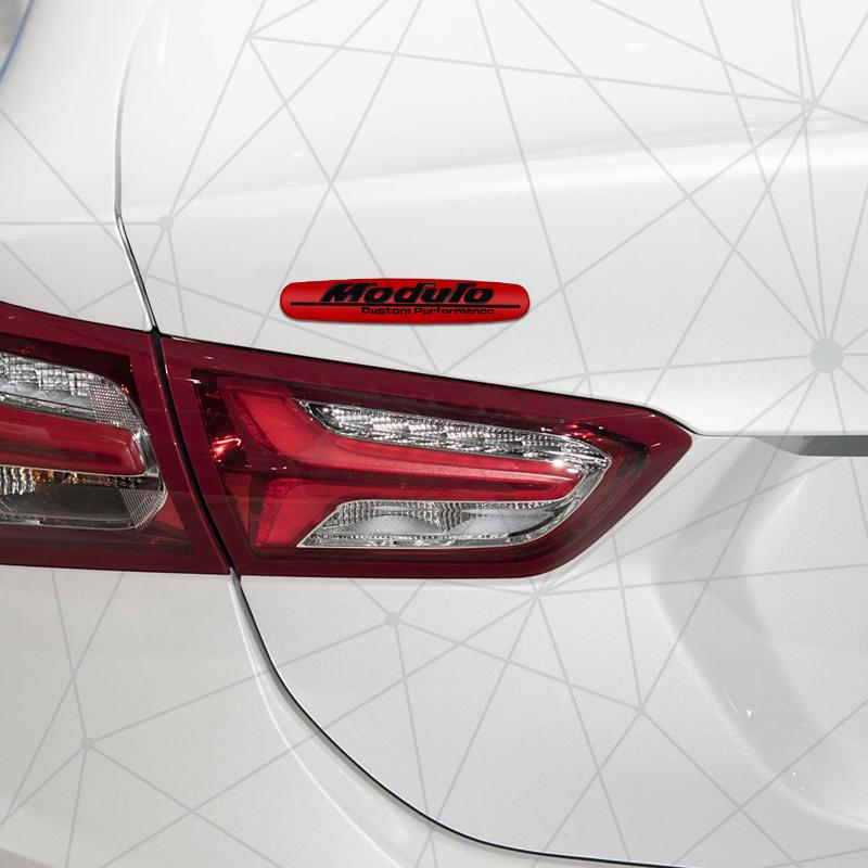 3D Auto Metal Modulo Moduro Badge Car Rear Trunk Emblem Sticker LOGO Decor For Honda Civic City Jazz Vezel Odyssey Accord Fit KU5