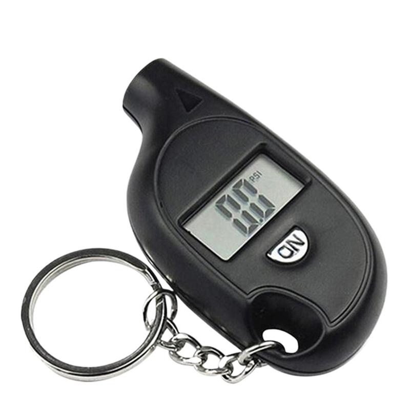 Tire Gauge Keychain Portable Digital Wheel Tester Car Tire Pressure Tester Car Tire Pressure Testing Tool For Truck SUV RV Auto